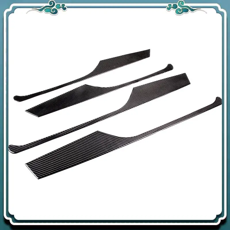 

ABTU-For C-Class W206 C200 C260 2022 Carbon Fiber Car Door Anti-Kick Panel Protection Trim Sticker Replacement