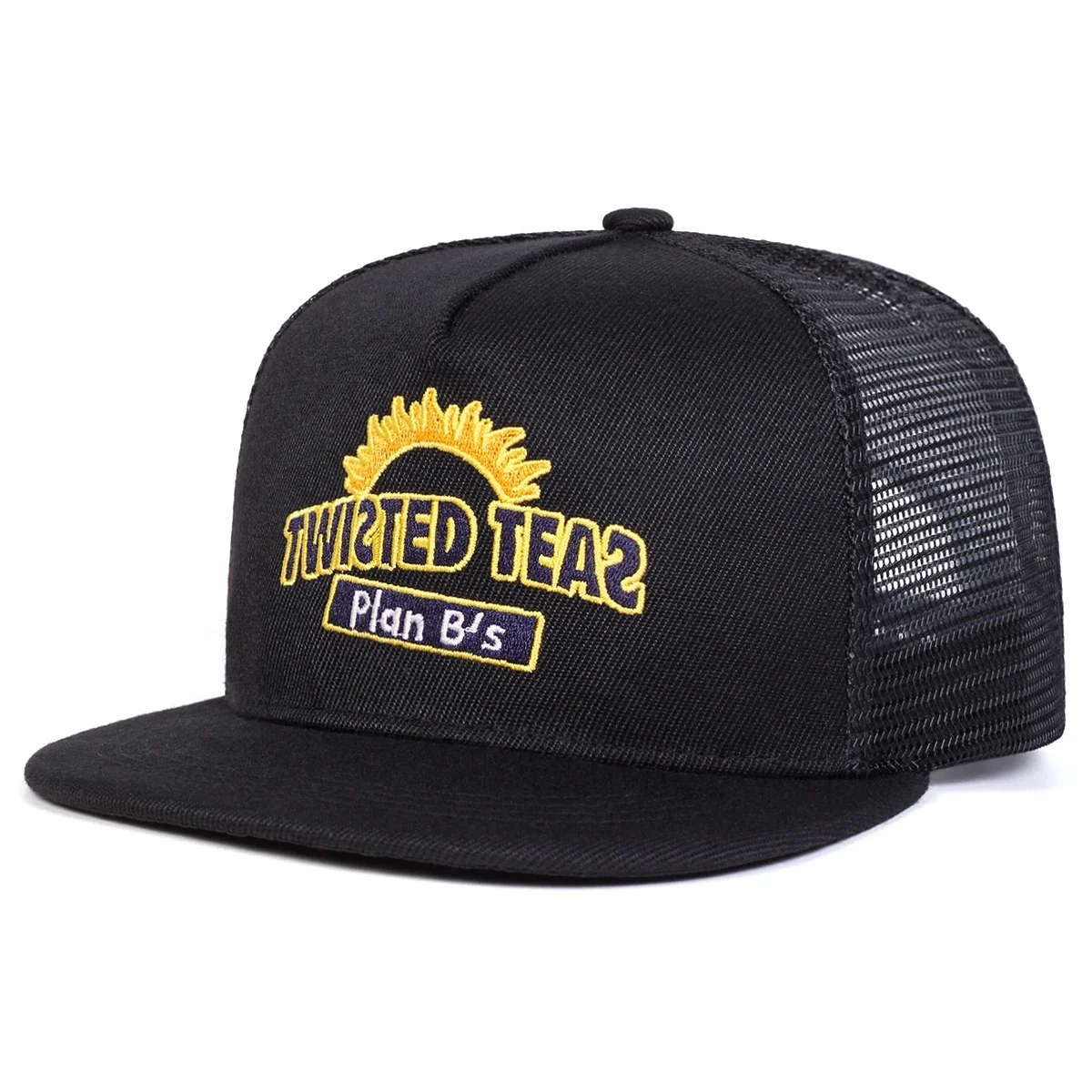 Unisex TWISTED TEAS Embroidery Hip-hop Net Hats Spring Summer Outdoor Adjustable Casual Baseball Caps Trucker Caps Sunscreen Hat