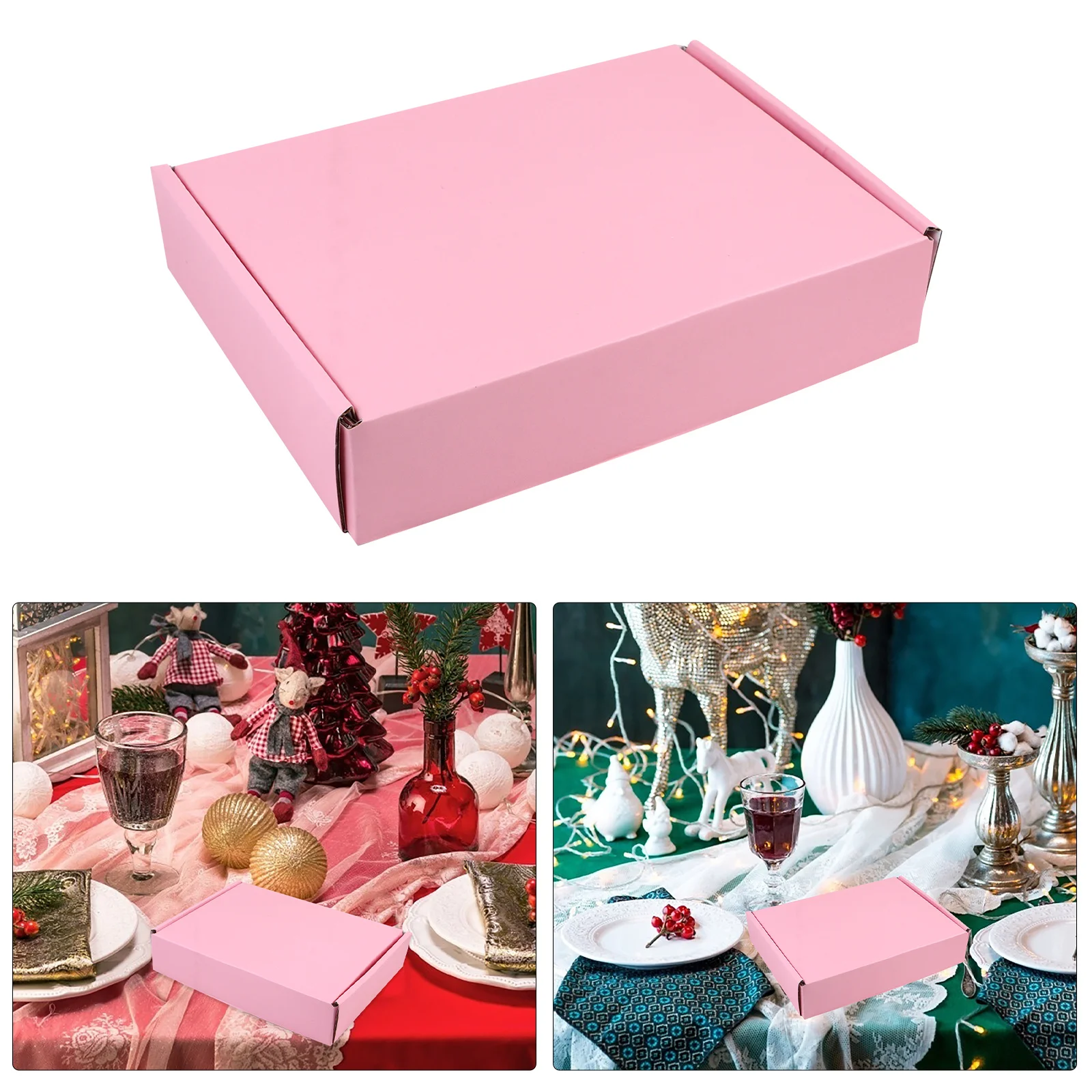 1 مجموعة الملونة طائرة علب الهدايا قوي قابلة لإعادة الاستخدام المموج مجلس صناديق مجموعة لتحريك التعبئة خفيفة الوزن تخزين التعبئة والتغليف