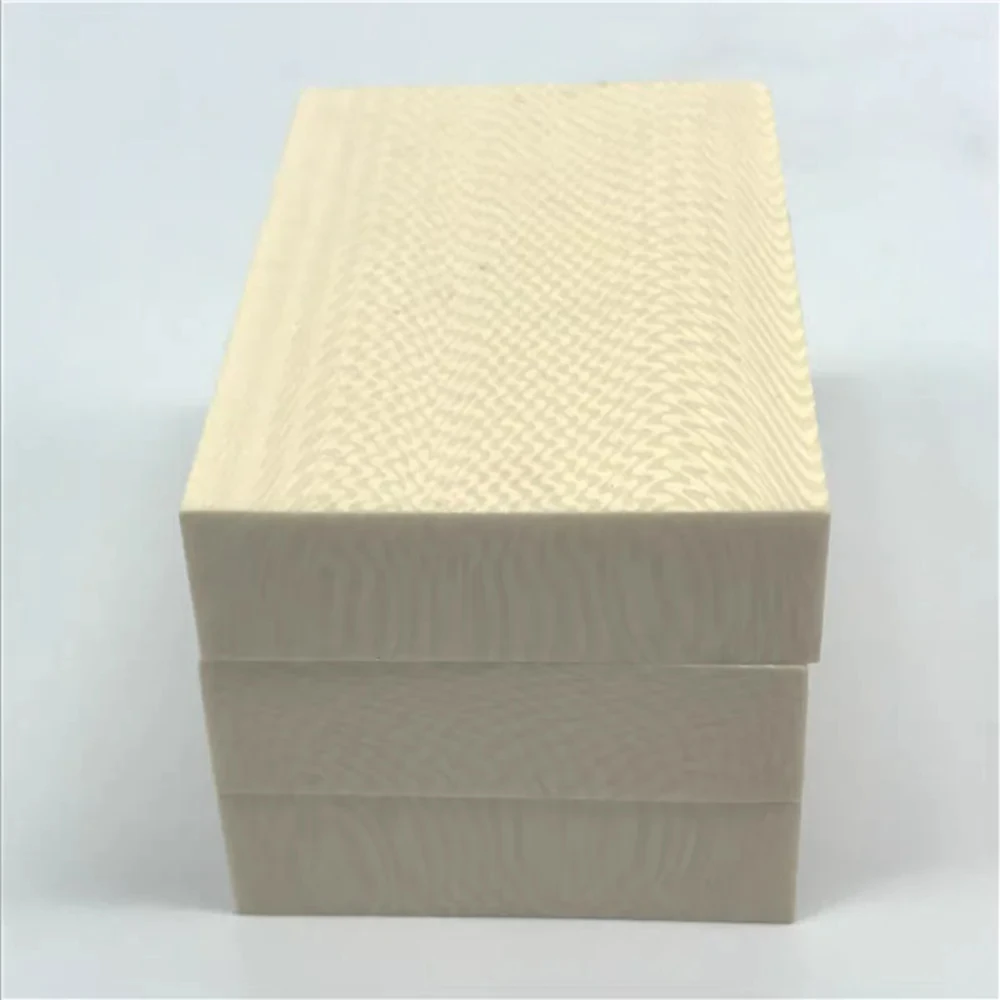 70x44x13mm Ivory Substitute Sheet Plate Board Block Resin Imitation for Knife Handle Piano Key DIY Engraved Pendant Material