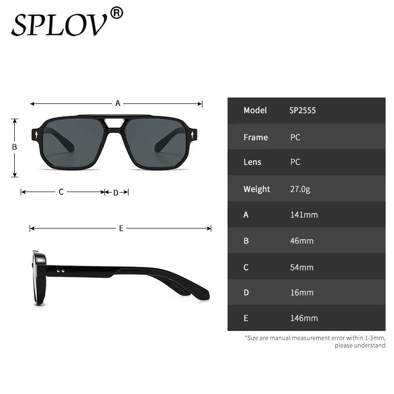 Luxury Square Sunglasses Women Gradient Shades New Fashion Brand Designer Rivets Men Driving Sun Glasses UV400