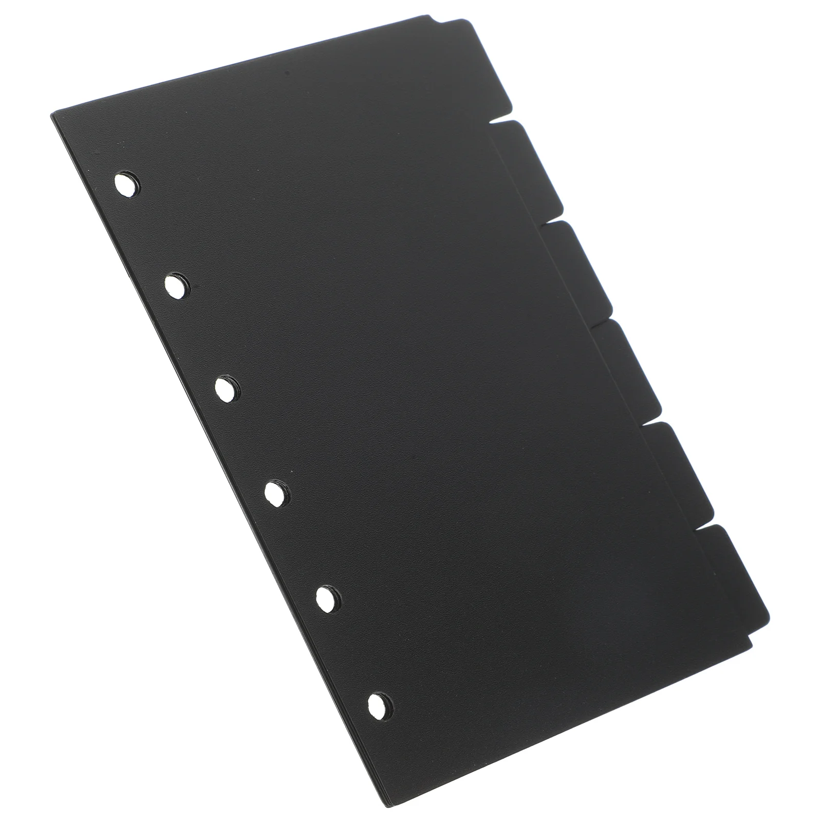 

6 Sheets Tab Dividers for Ring Binder Tabs Notebook Supplies Rings A5 Organizer Baffle Plastic