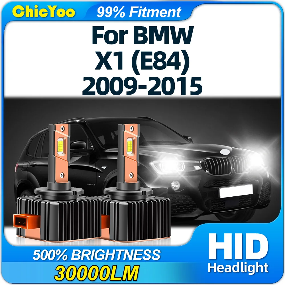 

D1S Canbus LED Headlights 30000LM HID Xenon Headlamps Bulbs 12V Car Lamps For BMW X1 (E84) 2009 2010 2011 2012 2013 2014 2015