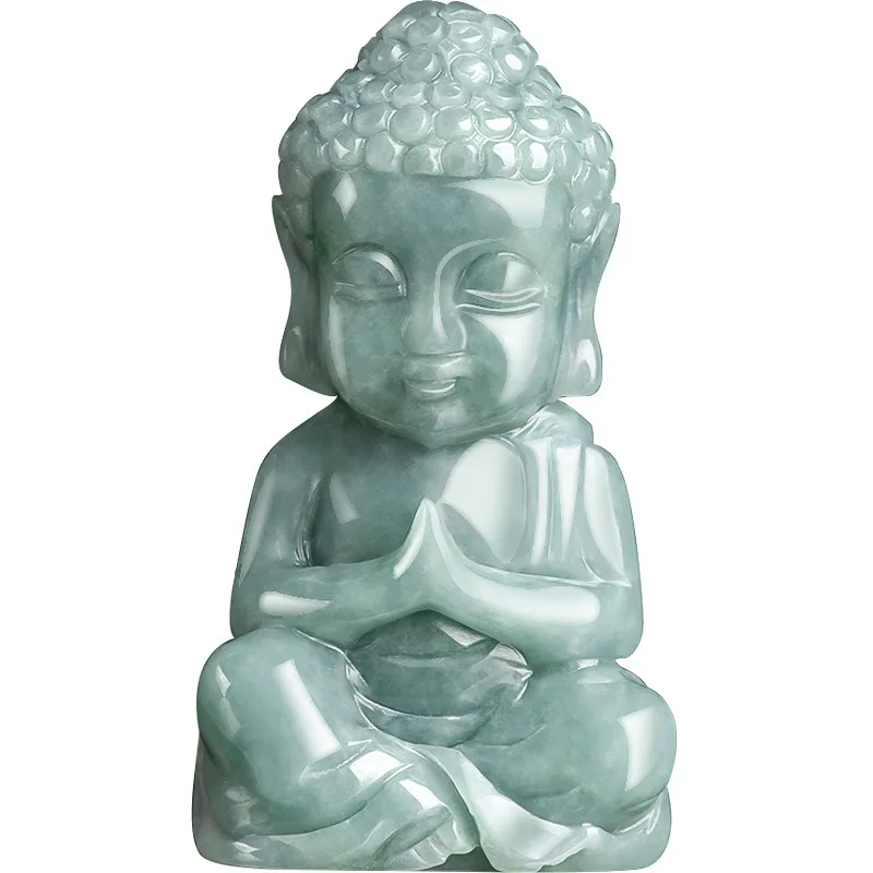 Blue water three-dimensional baby Buddha pendant Buddha ice pendant