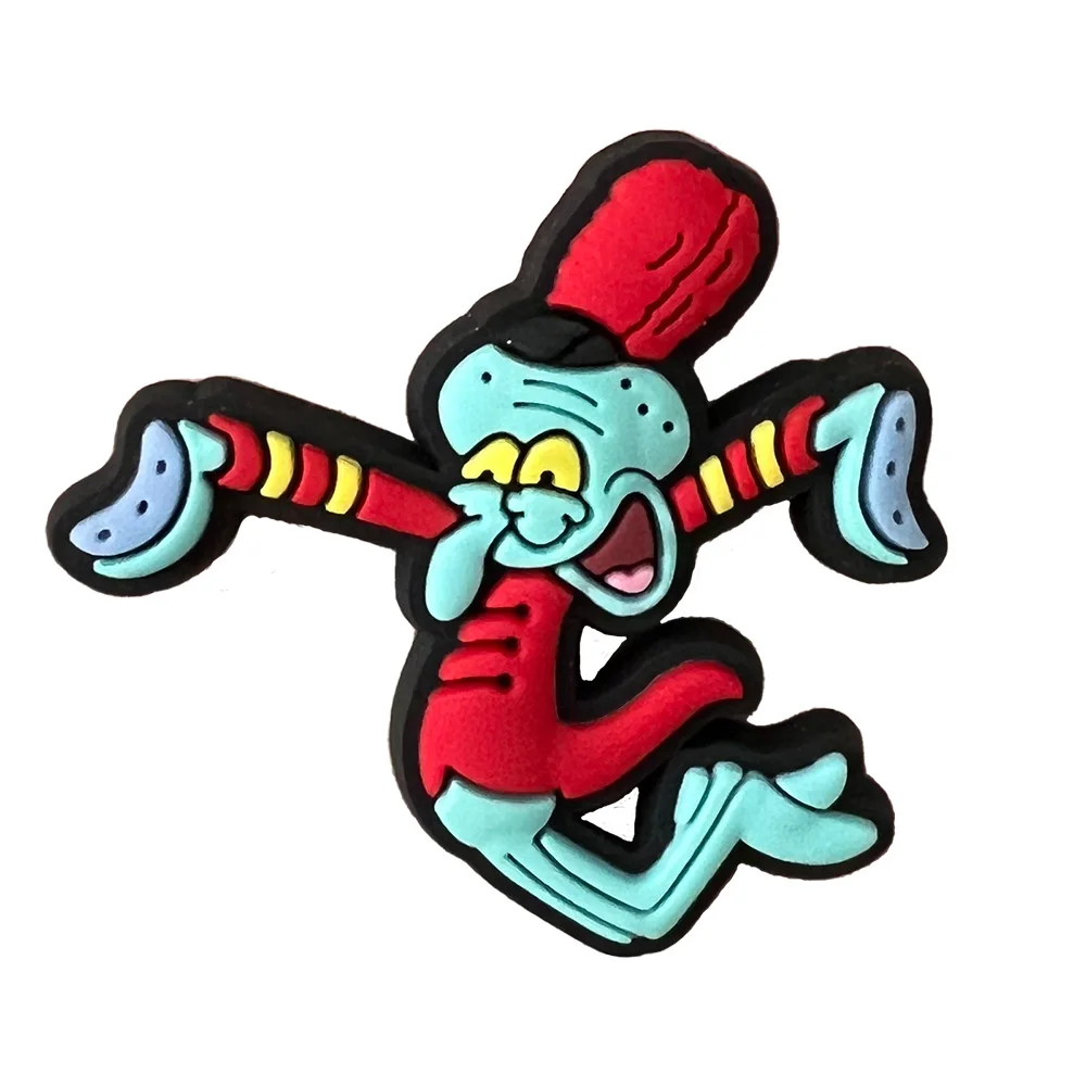 5-30PCS SpongeBob Schwammkopf Schuh Charm Mix Großhandel PVC Dekoration Schnalle Sandale Schuh Abnehmbare Wasserdicht Zu Weihnachten geschenke – Detail 13