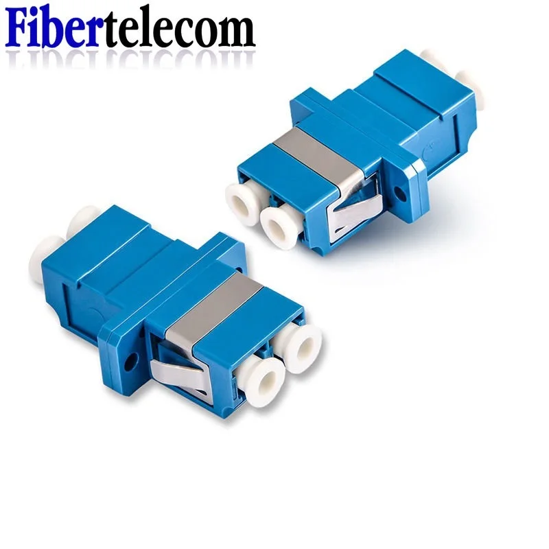 

Fiber optical Flange Coupler LC-LC Duplex Coupler Connector Single Mode Plastic duplex optical fiber adapter LC UPC