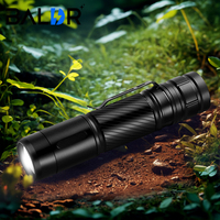 LED Flashlight 880 Lumens Rechargeable 1500mAh Built-in 18650 Battery EDC Tactical Torch IP68 Waterproof Outdoor Camping Lantern