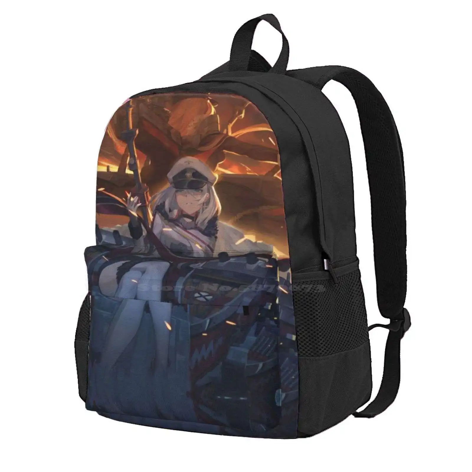 Azur Lane - Bismarck Hot Sale Schoolbag Backpack Fashion Bags Azur Lane Design Azur Lane Art Azur Lane Novel Azur Lane Books