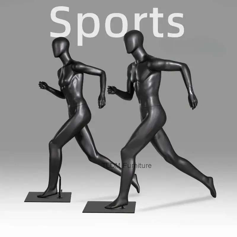 

Running Sports Male&Female Mannequins Body - Clothing Store Window Display Model Stand Sports Model Display Stand FYMQ