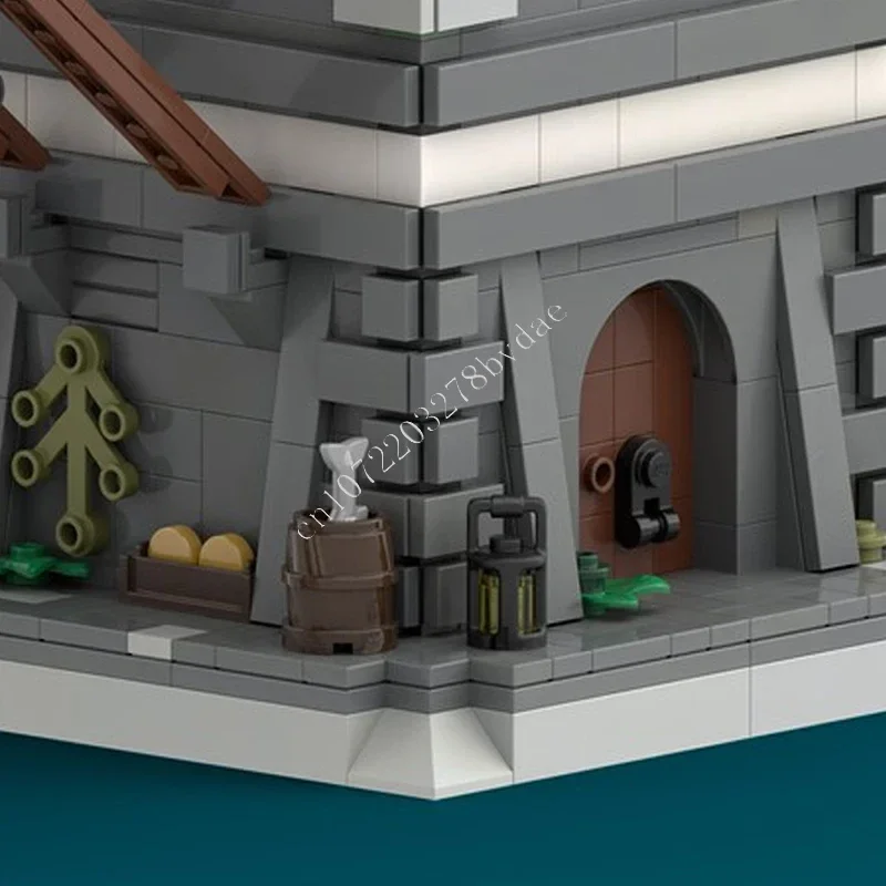 2348PCS Flying Dutchman Efteling MOC Creative street view Model Building Blocks Architecture DIY Education Assembly Toys Gifts