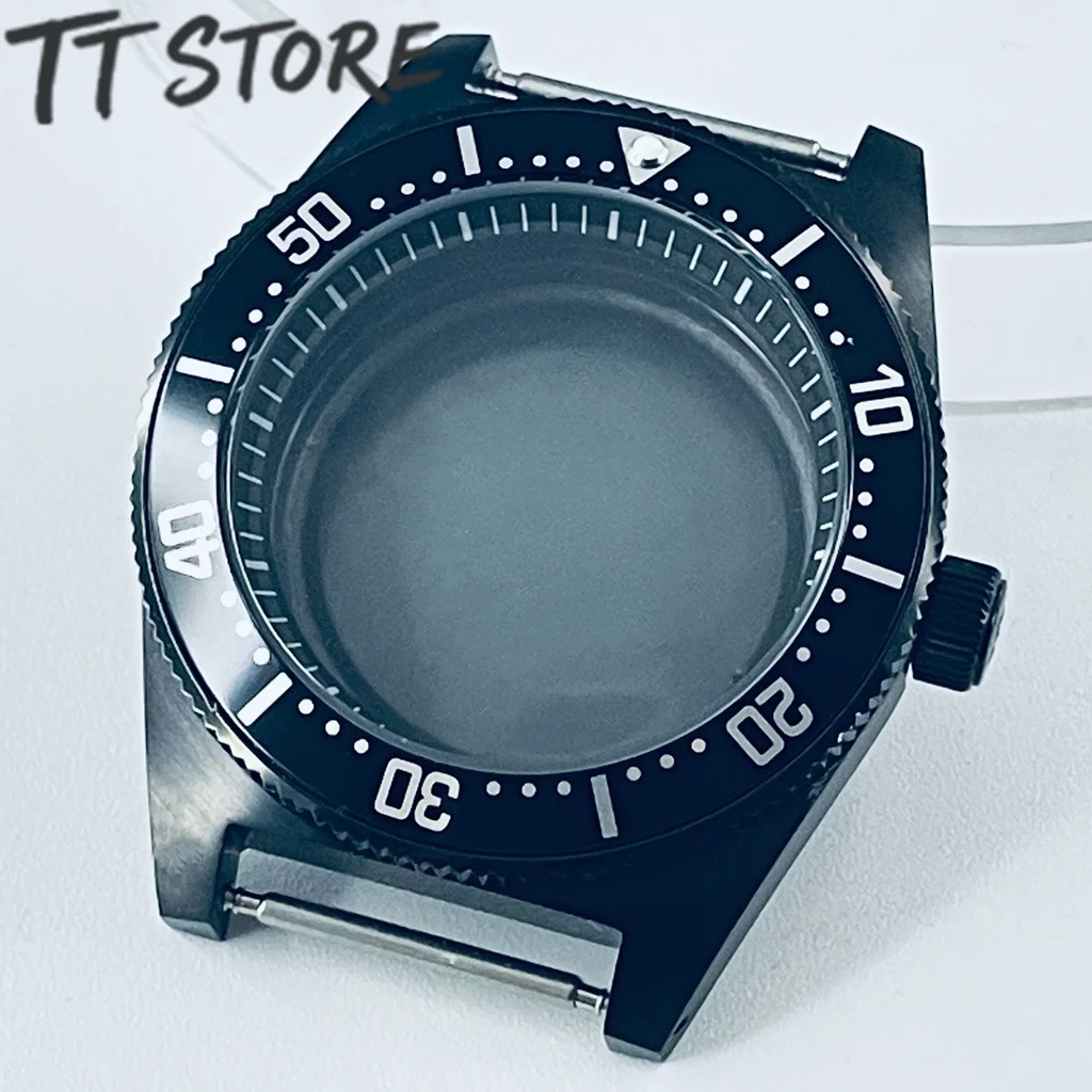 

Корпус для дайверских часов 40 мм NH35 GMT с черным безелем для механизмов NH35, NH36, NH34, NH38, NH70, 4R35, диаметр циферблата 28,5 мм, модифицированный.