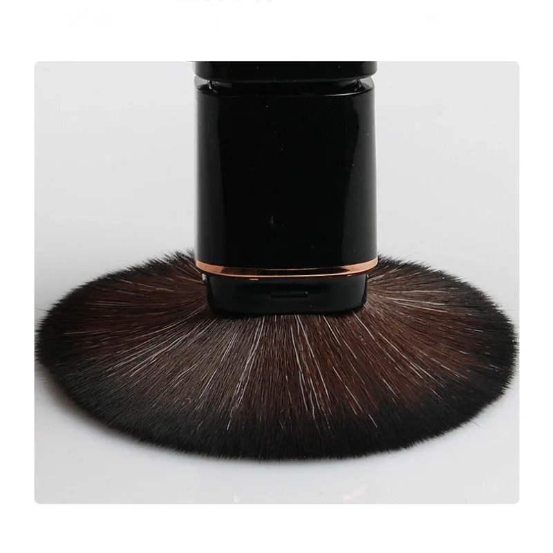 1 قطعة مؤسسة الطاقة استحى ماكياج فرشاة صغيرة قابل للسحب المحمولة أحمر الخدود الوجه فرش الجمال التجميل السفر أداة Maquiagem #4