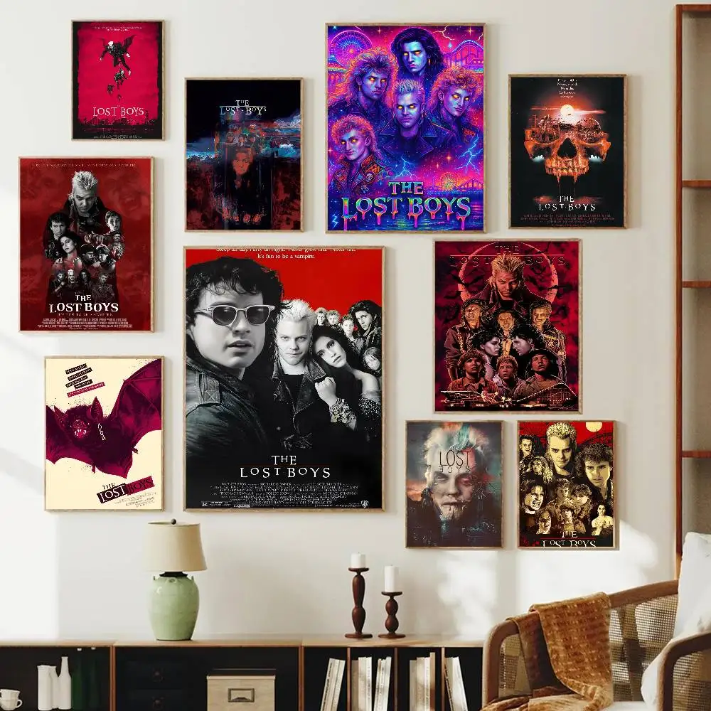 1PC Lost Boys Classic Movie Poster Self-adhesive Art Waterpr