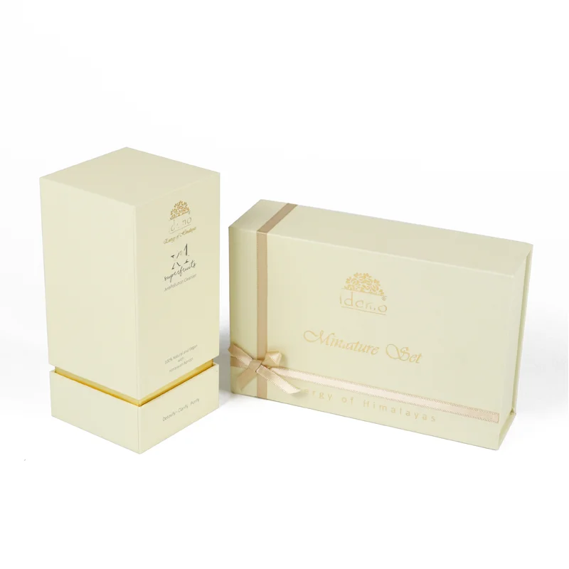 

customized gift box magnet lid packaging magnetic logo reusable ribbon gold board silver printing perfume paper boxes