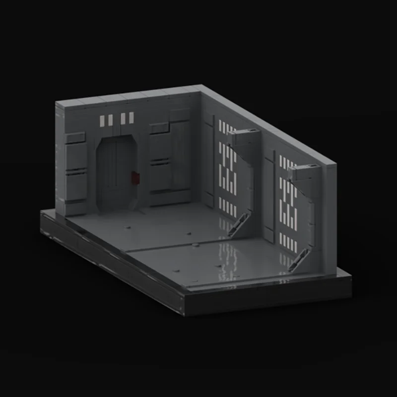 Blocs de construction Moc du film Star Pupular, modèle de couloir spatial modulaire, technologie, cadeaux modulaires, jouets d'assemblage à monter soi-même