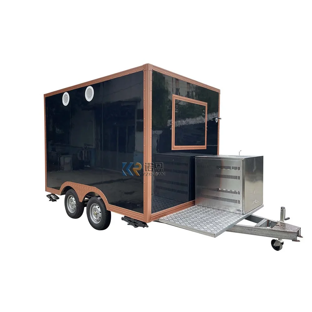 Factory Price CE DOT Hot Dog Snack Food Truck Kiosk Mobile Street Kitchen Cart Concession Catering Food Trailer