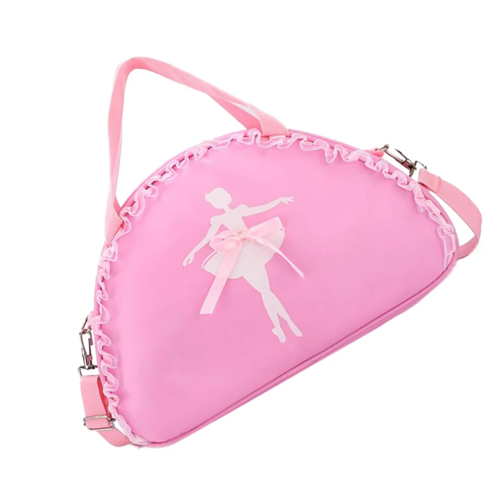 1 pc Large Capacity Ballet Dance Bag Lightweight Oxford Cloth Storage For Ballerinas Embroidery Design Smooth Zipper Closure