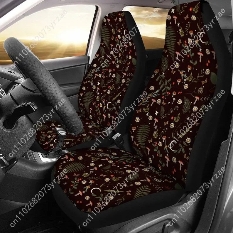 

Black Mushroom Car Seat Covers Universal Environmentally Friendly Interior Decorations Comfortable Breathable Car Seat Covers