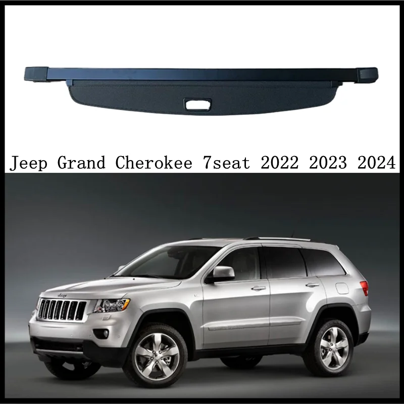 

Задняя крышка багажника для Jeep Grand Cherokee 7seat 2022 2023 2024, конфиденциальный экран багажника, защитный щиток, модификация, детали