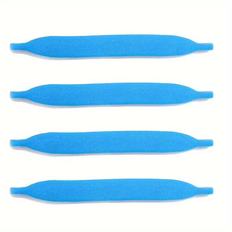 4pcs Soft Foam Tracheal Catheter Bands, Reusable Fastener Ties for Secure Post-Surgery Neck Support & Catheter Fixation