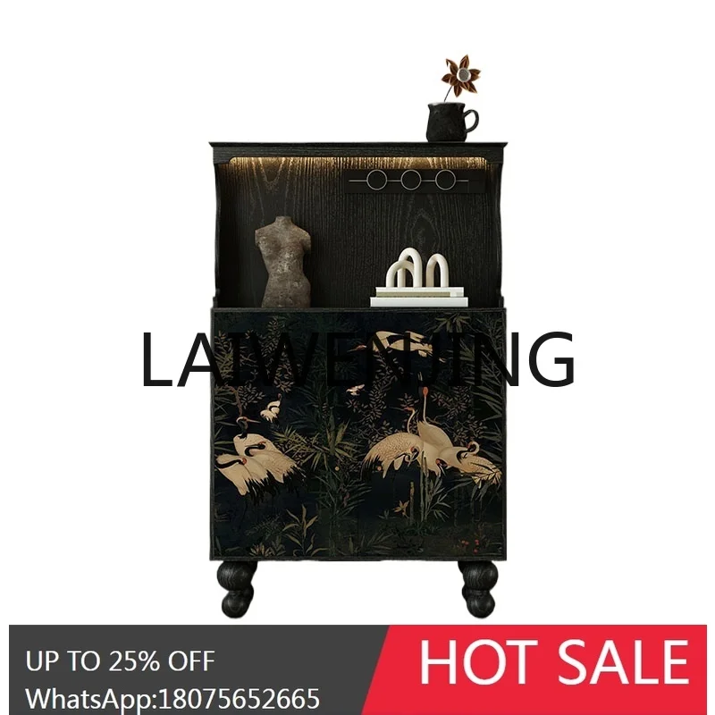 

RWJ Storage Cabinet Home Kitchen Locker Coffee beside Sofa Tea Cabinet