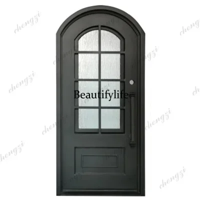 Y136  Customization Latest Design Iron Door Hinge Iron Front Door Iron Single Door Design