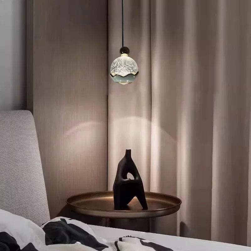 

New chandelier bedroom bedside small chandelier modern room creative light luxury bar counter entrance high sense