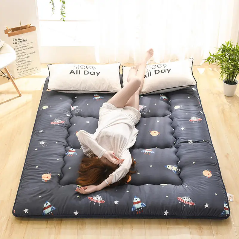 Japanse Stijl Verdikte Tatami Matras Lui Slaapkamer Vloer Artefact Opvouwbare Matten Huishoudelijke Bed Matras Vloer Slapen Pad