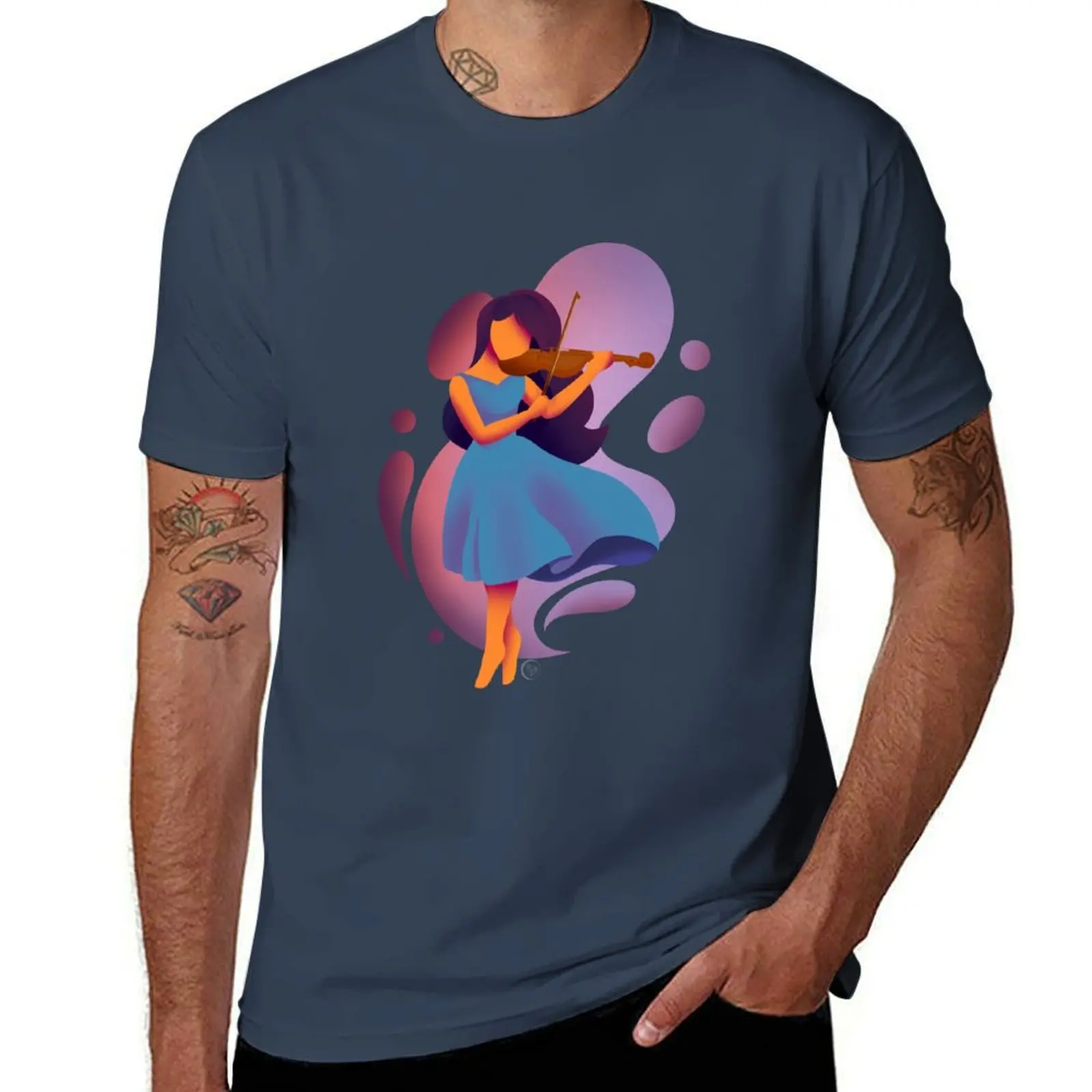 

The Color of Sound T-Shirt Personalized t-shirt oversized t shirt slim fit t shirts for men