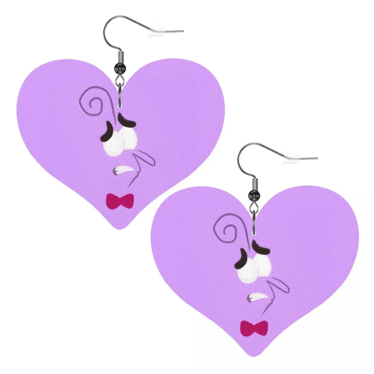 

Custom Inside Out Cartoon Leather Teardrop Earrings for Women Leather Earrings Fashion Lightweight for Parties Holidays