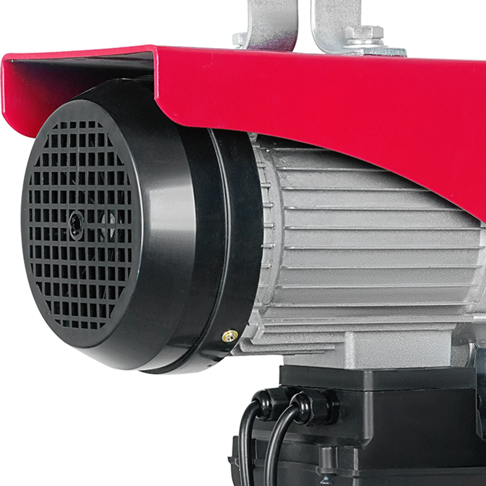 Kerekan Listrik, Kapasitas Pengangkatan 1320 Lbs, Winch Kawat Baja Listrik 1150W 110V Dengan Remote Control Berkabel 14 kaki, Tunggal 40 kaki