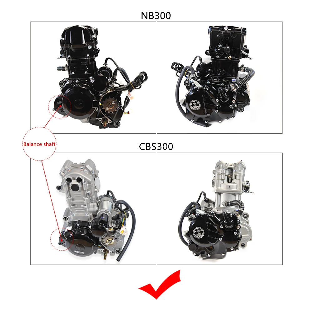 OTOM ZS174MN-5 ZS174MN-3 Motorcycle Engine Protection Cover Clutch Ignition Crankace Sprocket Guard For ZONGSHEN CBS300 NB300
