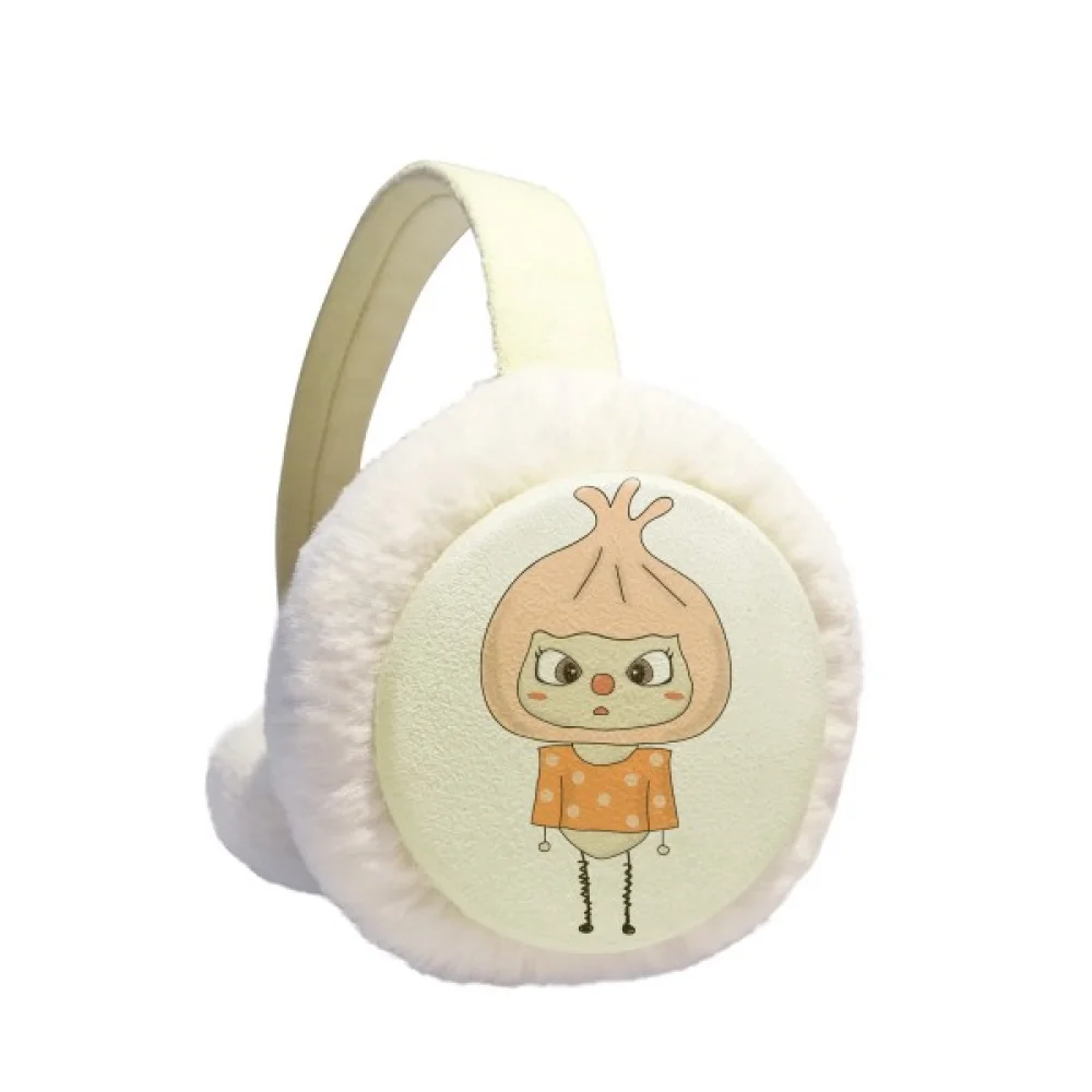 

Food Baozi China Flour White Delicious UU Ear Warmer Cable Knit Furry Fleece Earmuff Outdoor