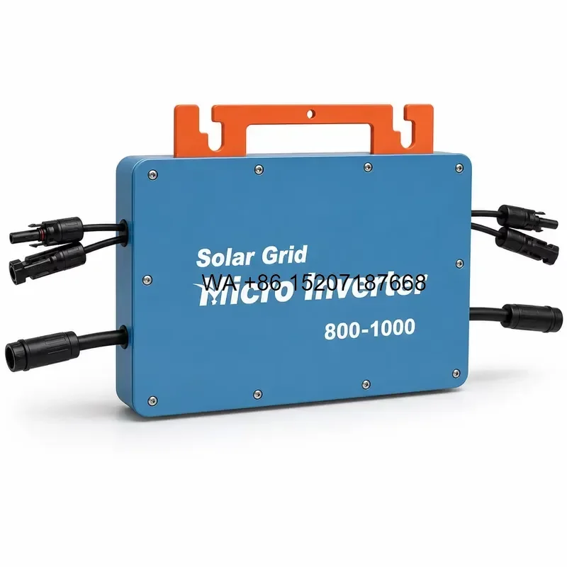 Wmwmnu 800W Balcony Solar Micro Inverter Plug and Play with WiFi Monitoring for Home Energy System
