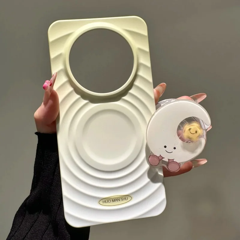 Simpatico cartone animato Ruota Luna Stella Supporto magnetico Grip Tok Griptok Supporto per telefono Supporto per iPhone 15 16 Per Pad Magsafe Smart