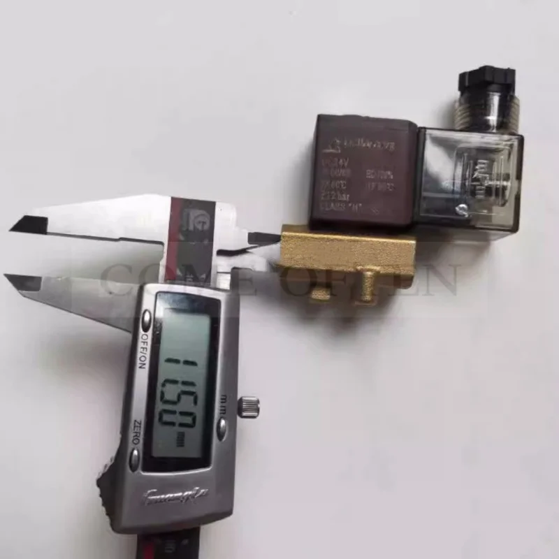 CNC Solenoid Valve Two-Way DC24V  BONAVALVE Flame Cutting Machine Solenoid Valve G1/4“ With Connector Pagoda