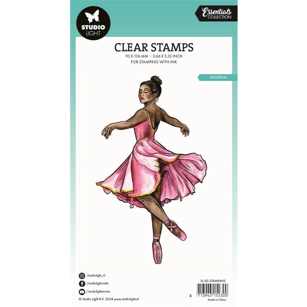

New Clear Stamps 2024 Ballerina Metal Cutting Dies Handmade DIY Embossing Making Scrapbooking Photo Album Craft Decoration