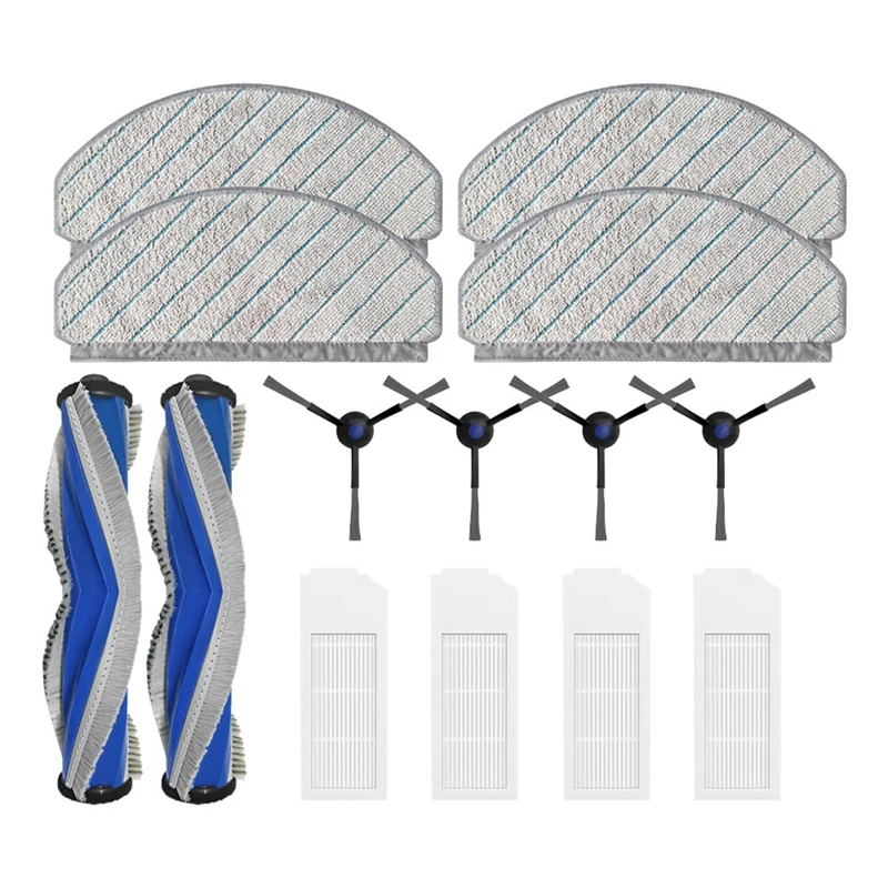 

Запасные части для ECOVACS DEEBOT N20 / N20 PLUS / N20 PRO PLUS, основная боковая щетка, фильтр НЕРА, насадка на швабру