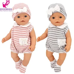 40cm Reborn Baby Doll Clothes Socks Hat Set for 38 Cm Nenuco Doll Ropa Y Su Hermanita Accessories