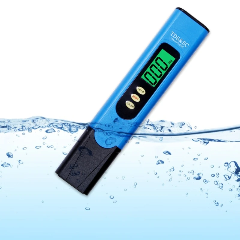 มัลติฟังก์ชั่น EC/TDS/Temp Meter เครื่องวิเคราะห์น้ำเครื่องทดสอบคุณภาพน้ำ Drop ship