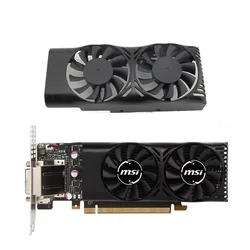 Ventilador de refrigeración para tarjeta gráfica MSI Geforce GTX 750 Ti, 2Gb, LP, XY-D05510S, 0.28A, 2 pines, GTX750 Ti