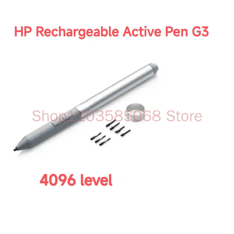 

Original Active Pen G3 Stylus Pen 4096 Rechargeable+7PCS Nibs for HP EliteBook X360 830 1040 G8 Laptop /Elite X2 1013 ZBOOK