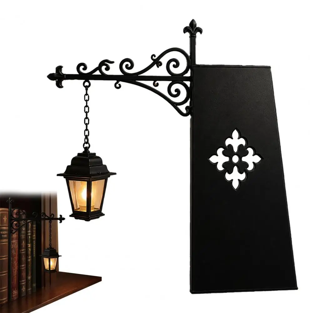 Luminária de Estante Vintage para Biblioteca, Luz Decorativa LED para Cantinho de Leitura e Casa