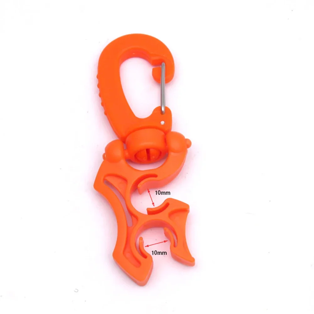 Scuba Diving Double Hose Holder Nylon Keeper Regulator Octopus Retainer With Clip BCD Regulator And Console Accessories