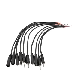1/2/5/10Pcs 3.5mm 2P 3P 4Pin Mono Stereo Cable Plug Jack Connector Male Female Extension Wire DIY Audio Microphone Repair Cable