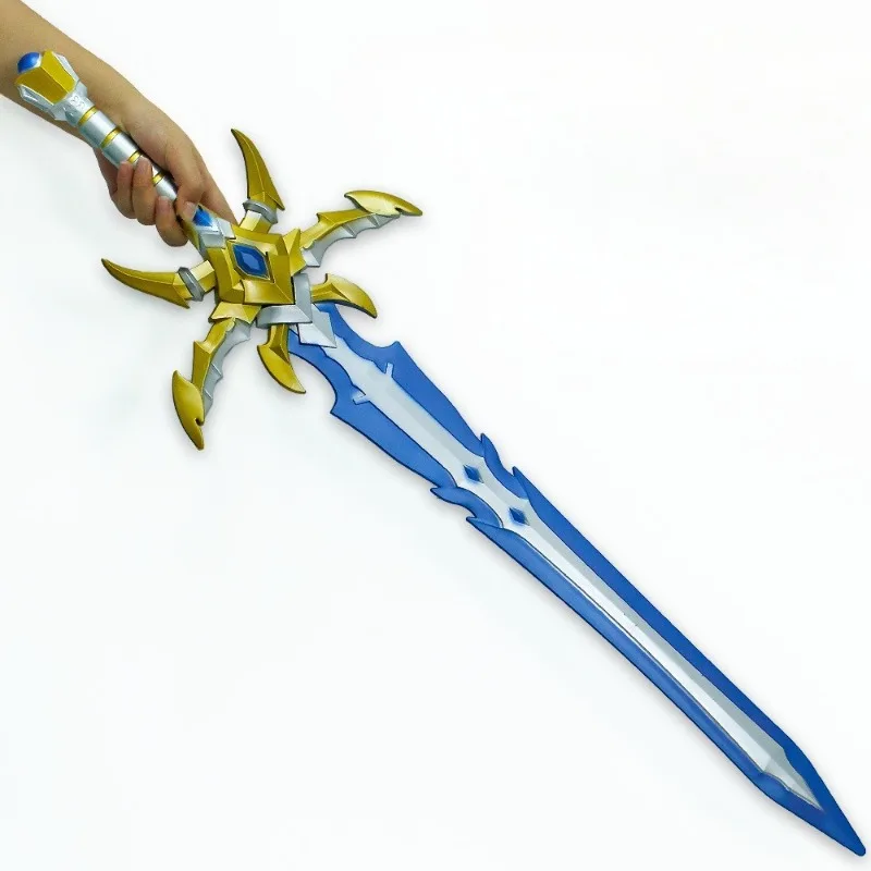 New 95cm Crystal Arm Blade Sword PU Melee Model Ornaments Cos Props Decoration Collection Crafts Birthday Gift Toys Kids