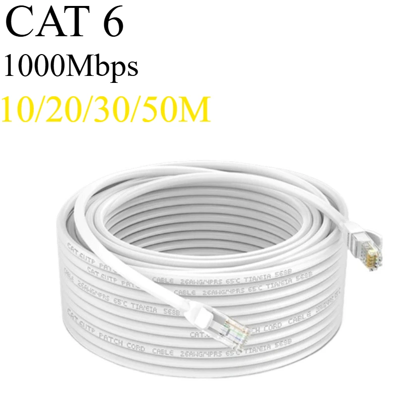 Ethernet cable Cat6 RJ45 Ethernet Cable High Speed Heavy Duty Cat 6 Cat6 Network Cable 10M Waterproof Direct Burial