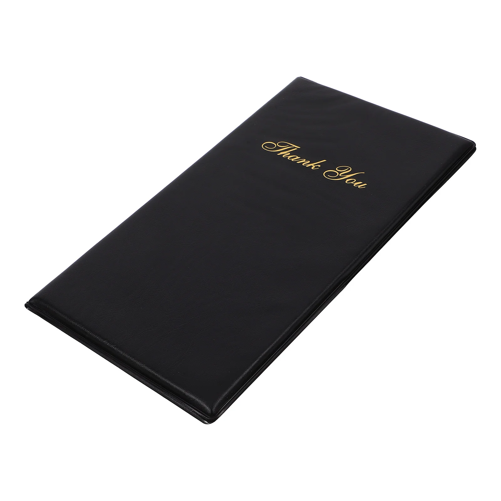 Livro de verificação de hóspedes para servidores, suporte de checklord de servidor de grande capacidade com nota de agradecimento, livro de serviço de restaurante elegante para