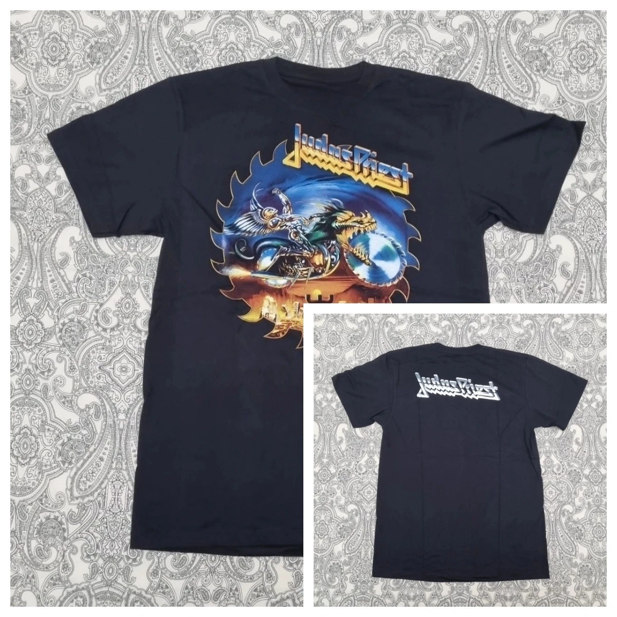 

Футболка Judas Priest Painkiller, размер, большой графический принт, новый концертный тур, элитная роскошь для мужчин и женщин, топ Y2k