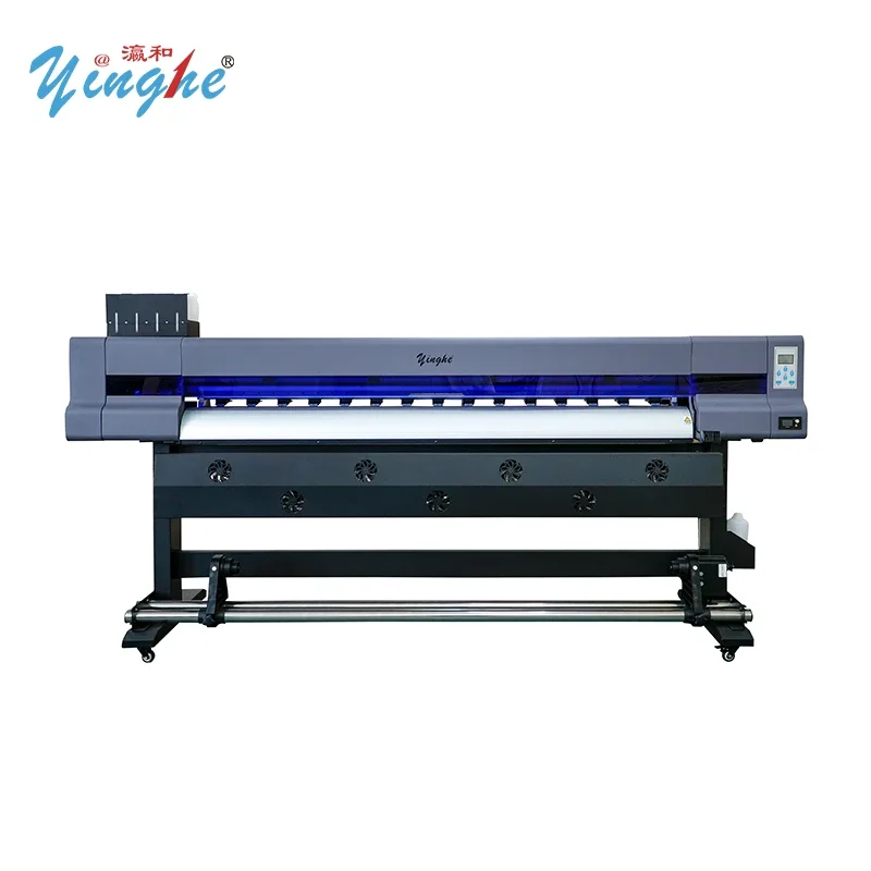 YingHe 1.9m Wide Format Sublimation Printer, Banner Printer, Eco-solvent Printer Thermal Transfer Digital Printing Machine